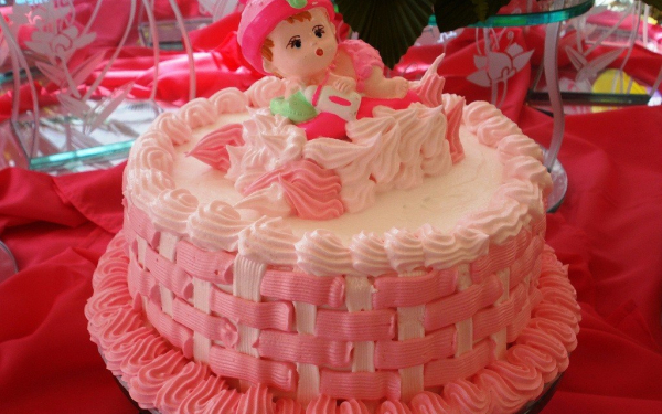 Торт розовая сказка