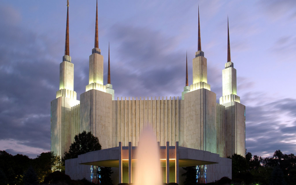 Храм мормонов в Вашингтоне