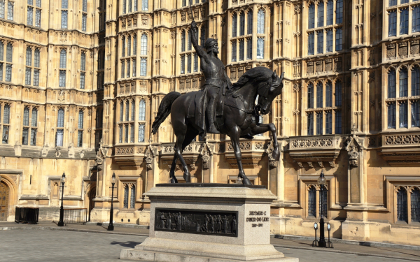 Статуя Ричарда I в Лондоне