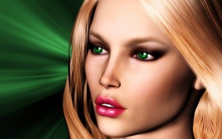 Девушка с зелеными глазами