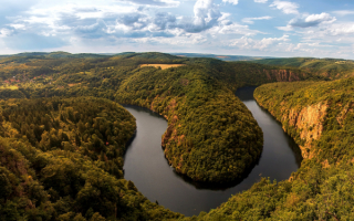 Река Влтава в Чехии