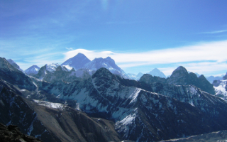 Гора Гокио-Ри в Гималаях. Высота 5483м
