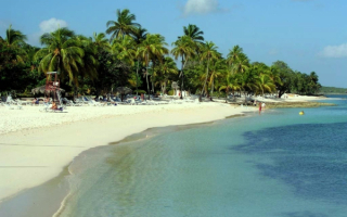Пляж на острове Куба