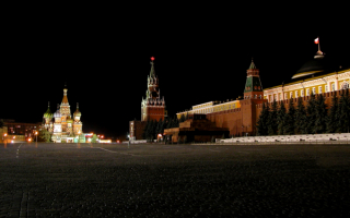 Ночь на Красной площади