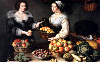 Луиза Муайон - продавец овощей и фруктов