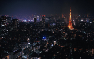 Панорама ночного Токио
