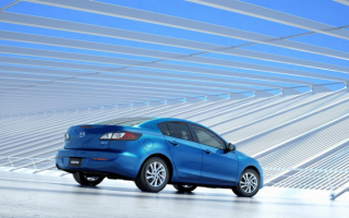 Mazda 3 sedan | Мазда 3 седан голубого цвета