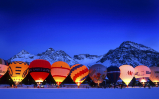 Зимний фестиваль воздушных шаров