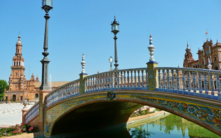 Мост в Севилье Испания