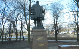Памятник герцогу Альбрехту в Калининграде