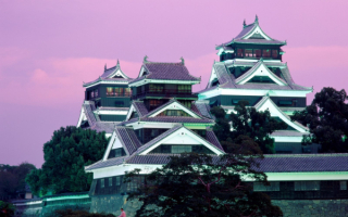Замок Кумамото в Японии