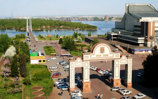 Исторические ворота Красноярска