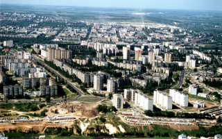 Город Белгород. Вид сверху
