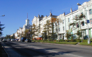 Улица Ленина в Магадане