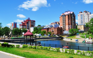 Городской пруд в Хабаровске