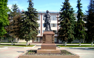 Памятник Петра 1 в Туле