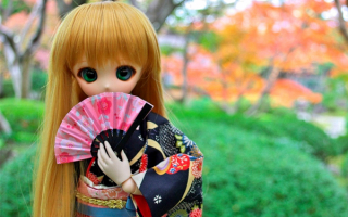 Кукла в кимоно