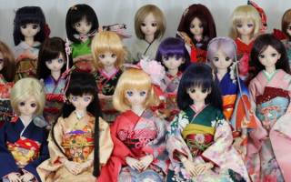 Куклы в кимоно