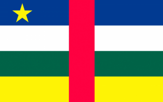 Флаг Центральноафриканской республики