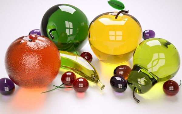 Фруктовый натюрморт 3d