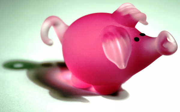 Розовая хрюшка