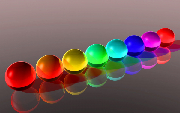 Цепочка шаров 3D