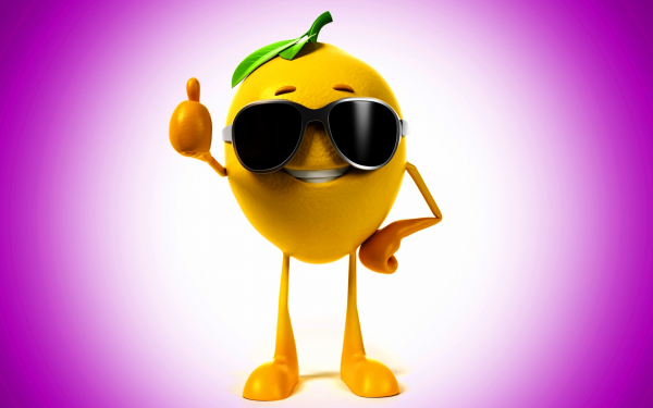 Лимон 3d