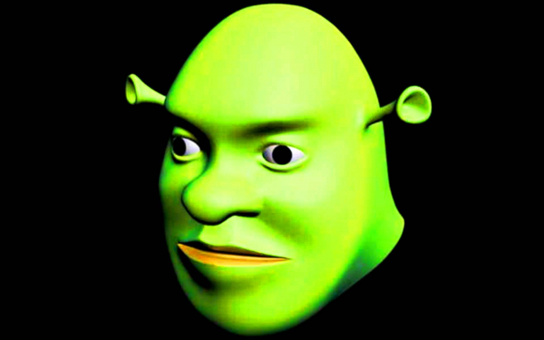 3D голова Шрека