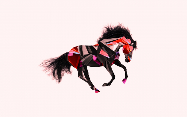 3D конь
