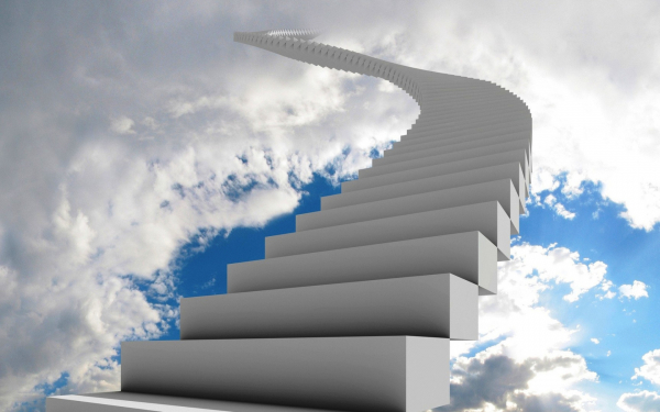 Лестница в небо 3d