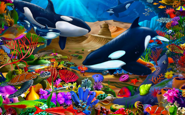 Подводный мир 3d