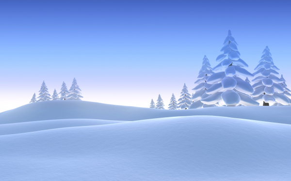 Зима 3d