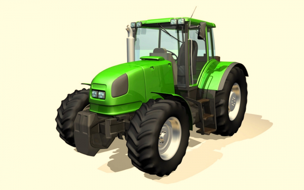3d трактор