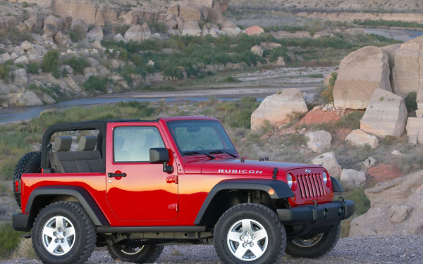 Jeep Wrangler side view / Джип Вранглер вид сбоку