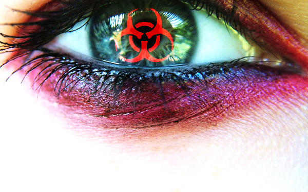 Макияж под глазом