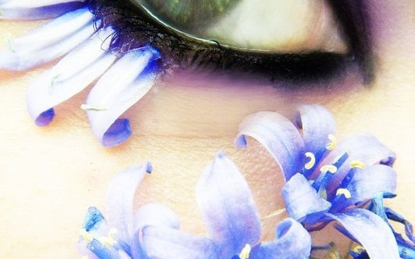 Ресницы лепестки