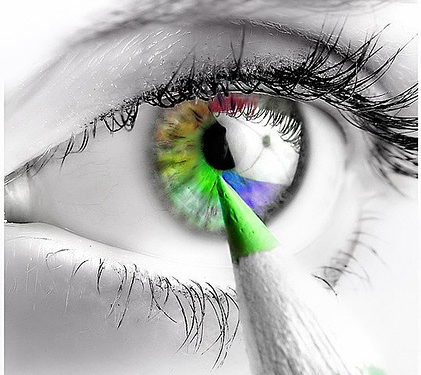 Глаз раскраска