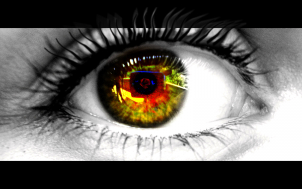 Абстракция внутри глаз