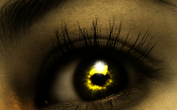 Свечение в глазу