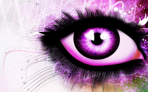 Фиолетовый глаз