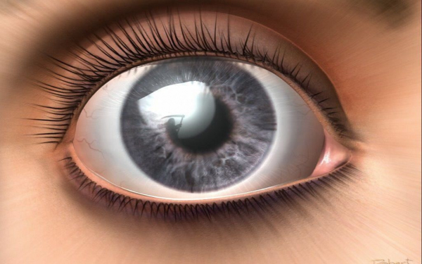 Объемный глаз
