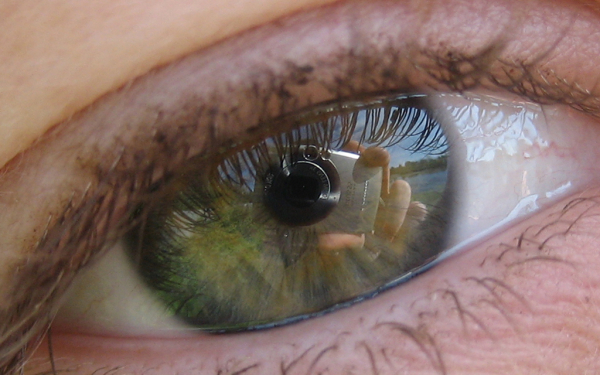 Глаз крупным планом