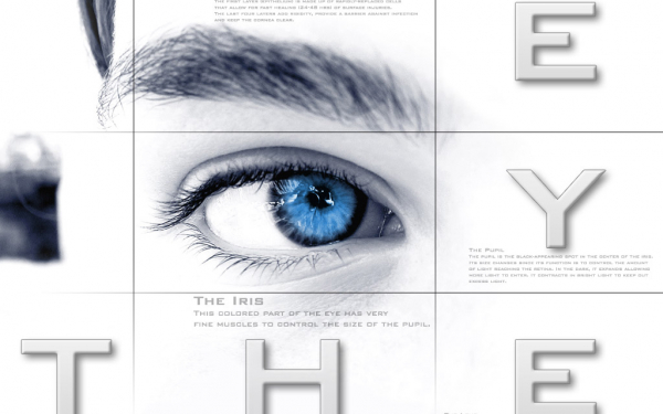 Мужские голубые глаза