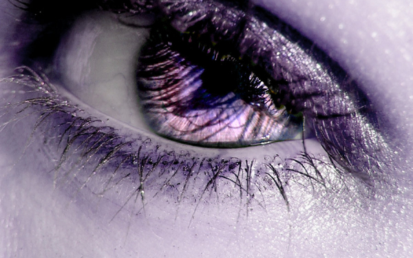 Фиолетовый макияж
