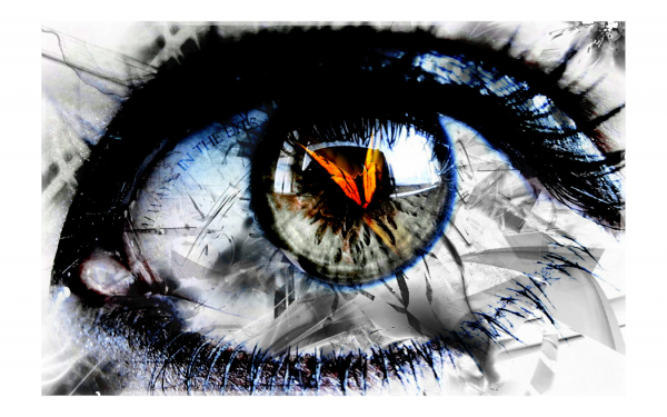 Бабочка в глазу