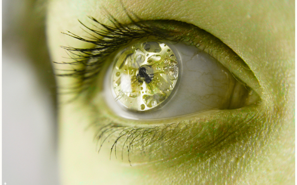 Часовой механизм в глазу