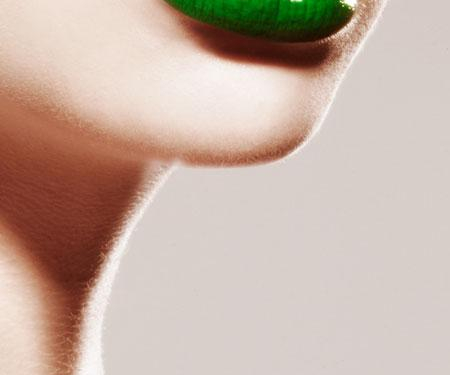 Зёленые губы