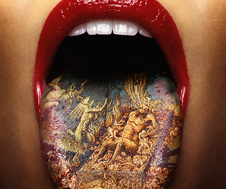 Татуаж на языке