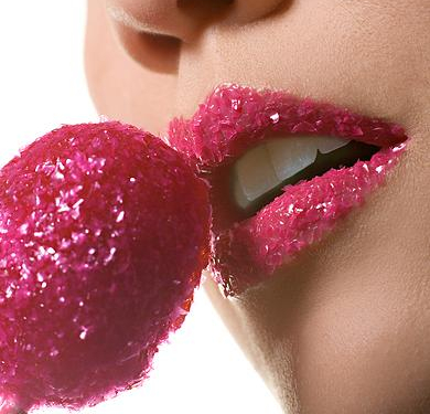 Губы в сладком