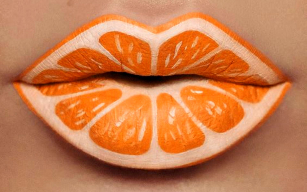Апельсиновые губы